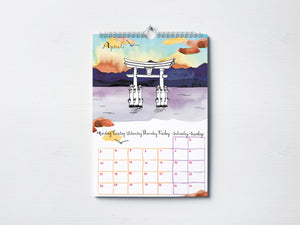 Wall Calendar A3 - Japan Edition