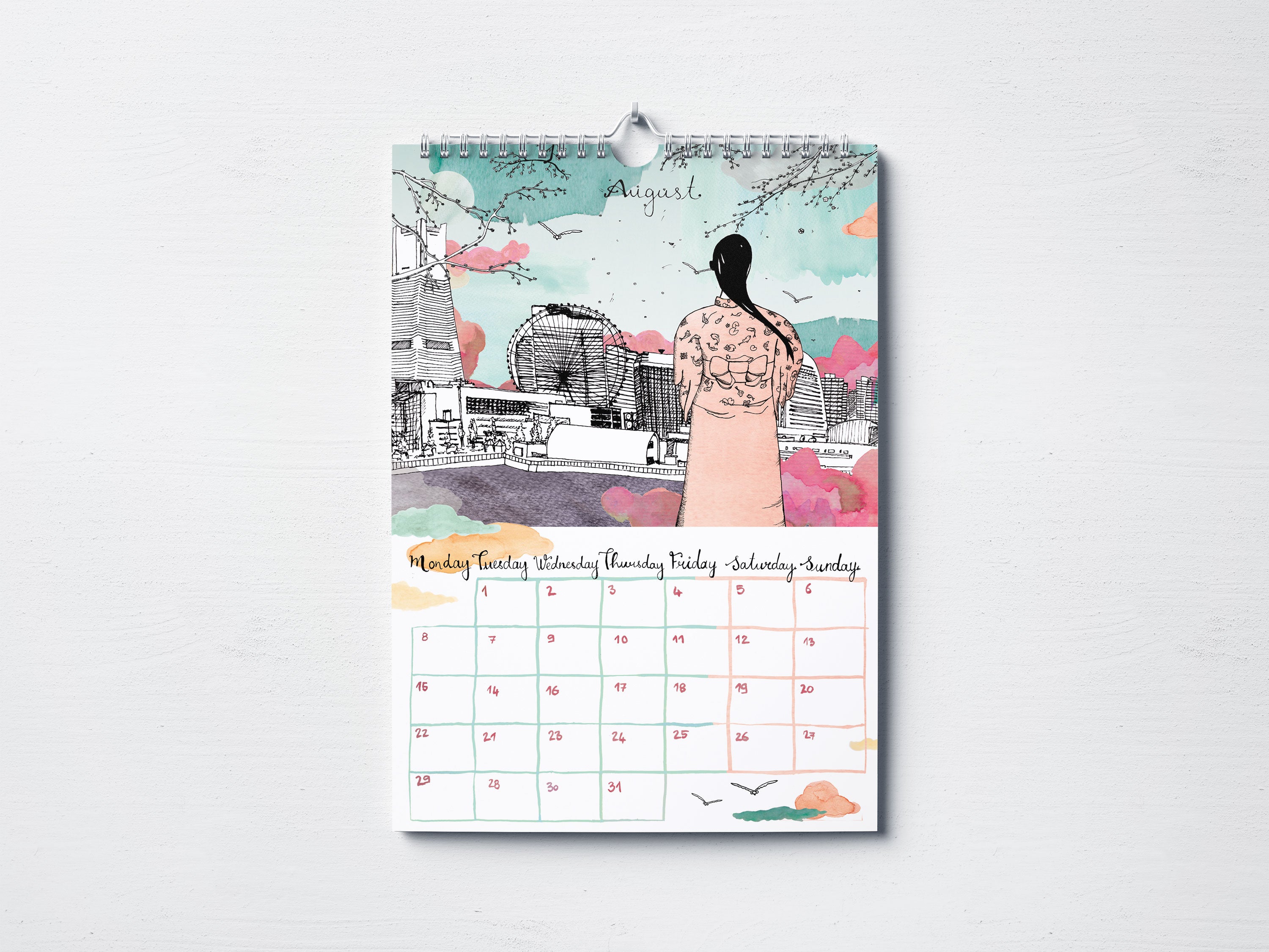 Wall Calendar A3 - Japan Edition