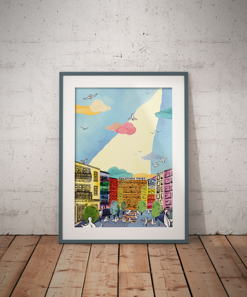 Dresdener Straße Spielstraße - Berlin - A3 Poster - Print