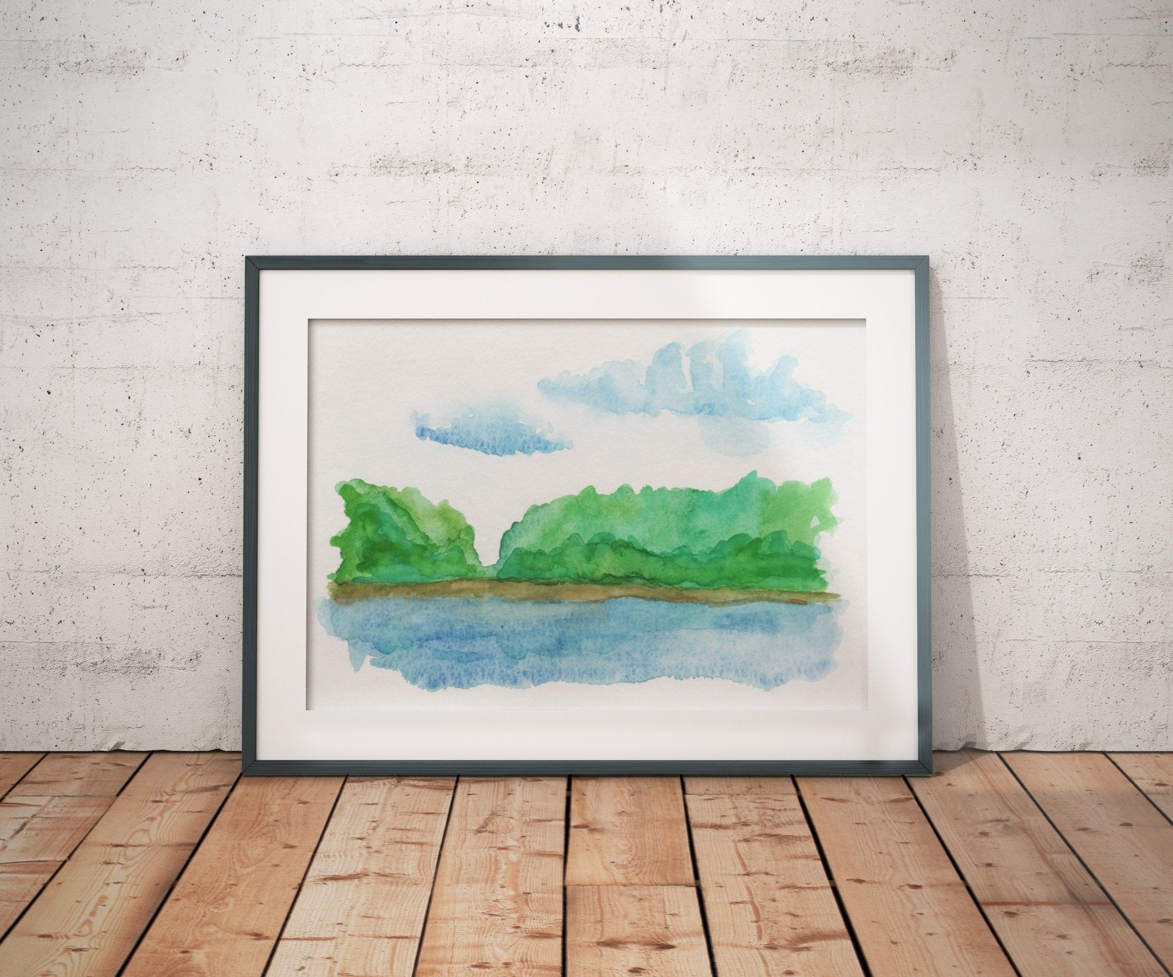 Lake View 1, 2, 3 - Landscape - Art - A4/A3