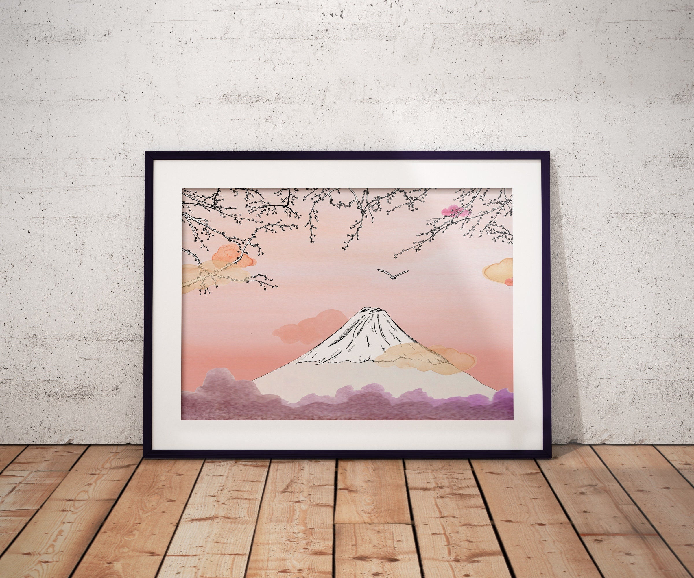 Fujiyama - Tokyo - Japan // A5 - A2 // Poster, Architecture, Art.