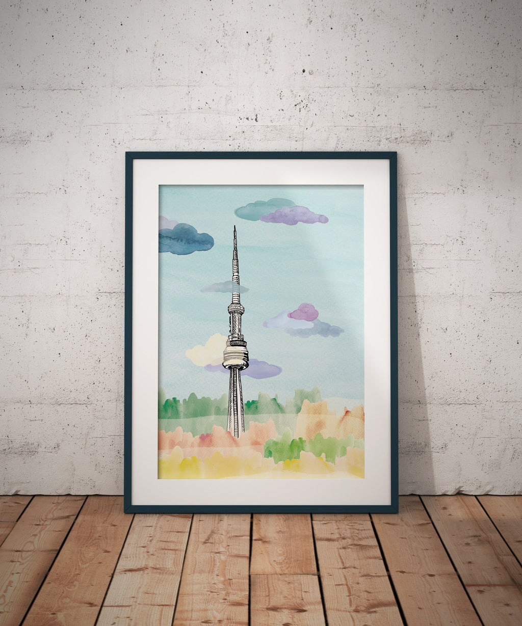 Poster of Toronto's Tower // A4/A3 // Architecture, Art.