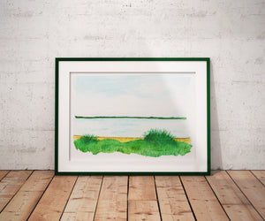 Lake Views - Germany - Brandenburg // A4-A3 // Poster, Architecture, Art.