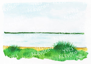 Lake Views - Germany - Brandenburg // A4-A3 // Poster, Architecture, Art.